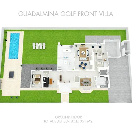 Вилла Vacation I Guadalmina Golf Front Villa, Private Pool, Cinema Room, Location, Close To The And Puerto Banus Марбелья